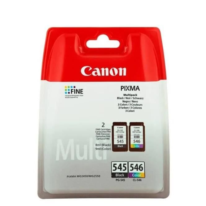 Cartouche d encre canon 545 et 546 - Cdiscount