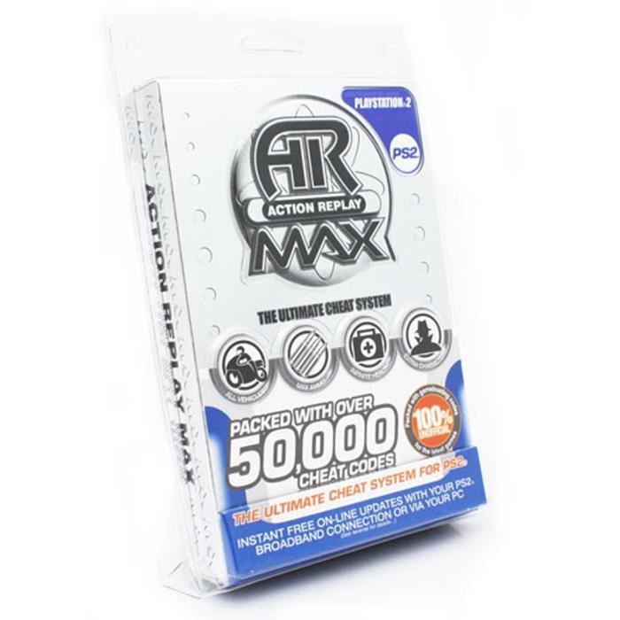 Datel Action Replay Max Codes De Triche Pour Sony Playstation 2 Ps2 Cdiscount
