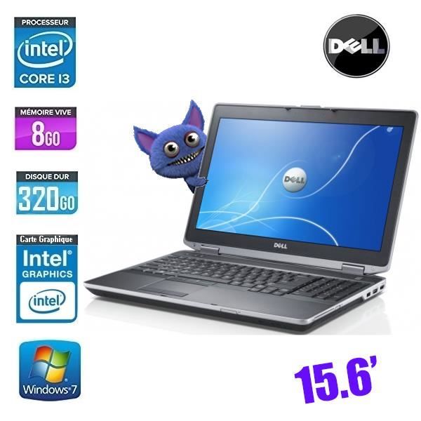 Top achat PC Portable DELL LATITUDE E6530 i3 8GO 320GO pas cher