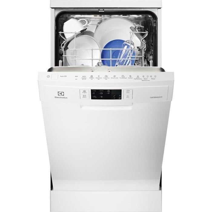 Lave-vaisselle Electrolux ESF4520LOW - 9 places - Blanc - Auto - Départ différé - A+