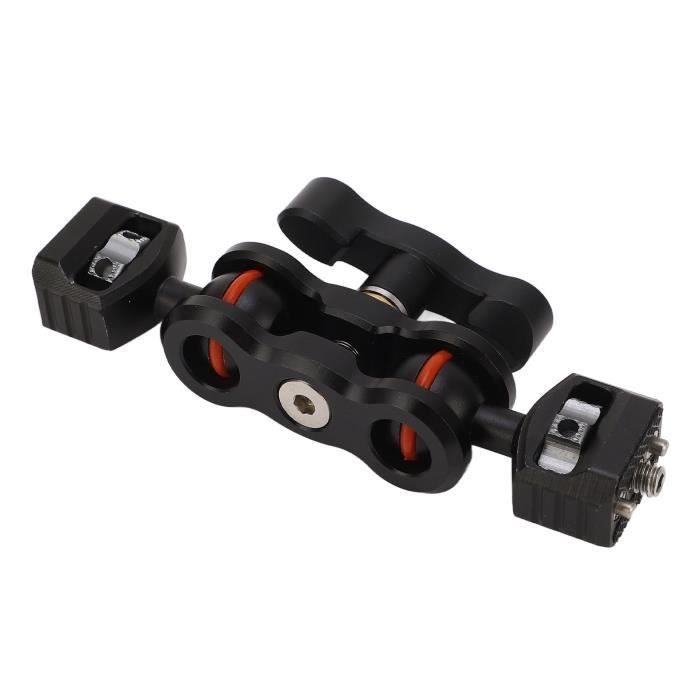 Bras Magique 360° Avec Deux Têtes Sphériques Pour Caméra