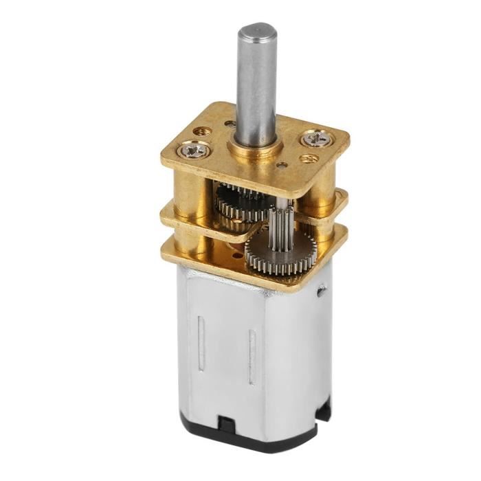Mini Micro Moteur à Engrenages En Métal N20, Engrenage De Réduction De Vitesse Lente, Moteurs à Engrenages, Moteurs à Engrenages, Gravure, CC, 3 V, 6V, 24-48 Tr/min