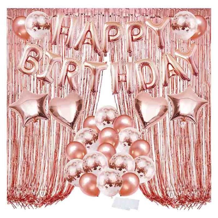 Bannière Ballon 'Joyeux Anniversaire' 30/40/50 Ans - Ballons Lettres Argentés, Décorations Fête UK