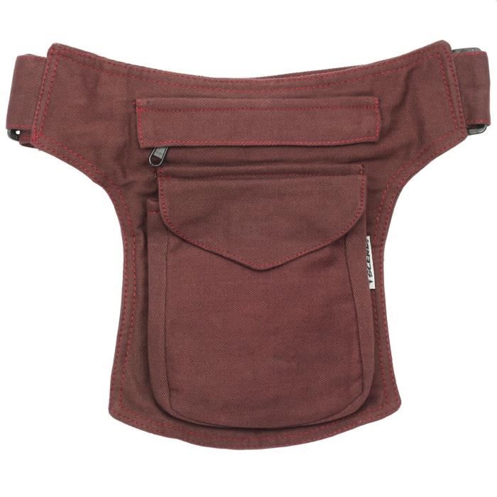 Sac banane Cliff rouge-bordeaux