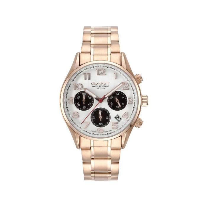 Gant Watches W70142 Montre Homme Quartz Analogique Bracelet Acier Inoxydable Argent