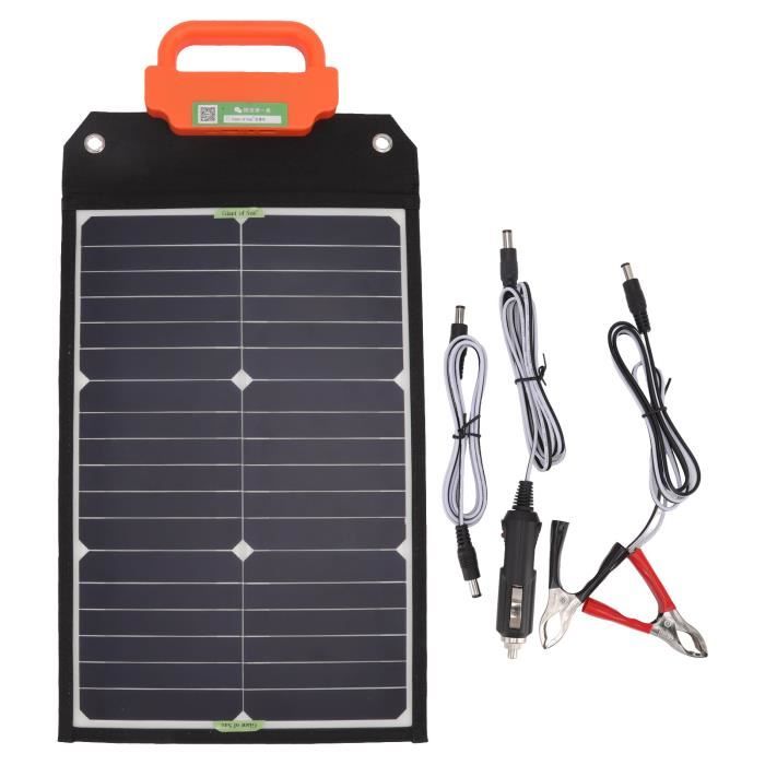 Chargeur de panneau solaire, panneau solaire de silicium cristallin Portable 1W 3V panneau solaire extérieur panneau de cellules solaires bricolage alimentation chargeur