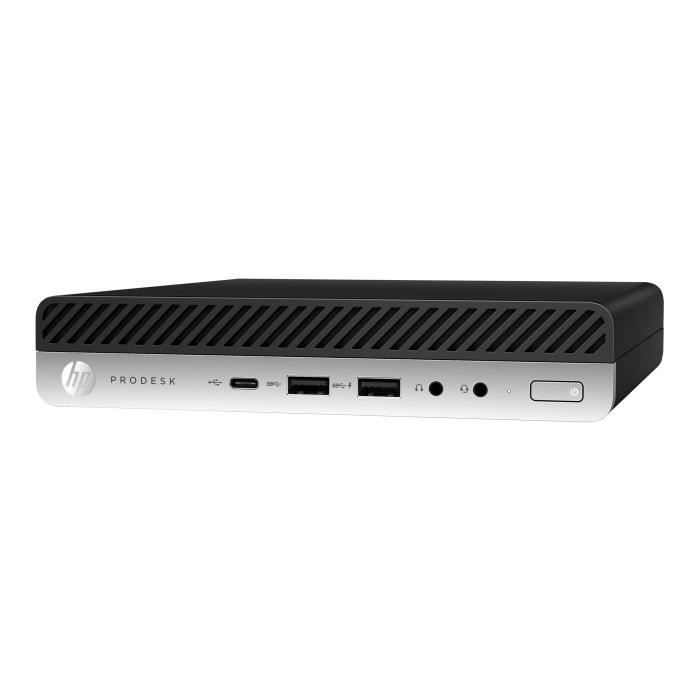HP ProDesk 600 G3 Mini bureau 1 x Core i3 7100T - 3.4 GHz RAM 8 Go HDD 1 To HD Graphics 630 GigE LAN sans fil: 802.11a-b-g-n-ac,…