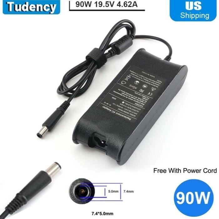 Chargeur Pour Dell Precision M6600 – 19,5V 12,3A, Fiche 7,4x5,0mm, Neuf