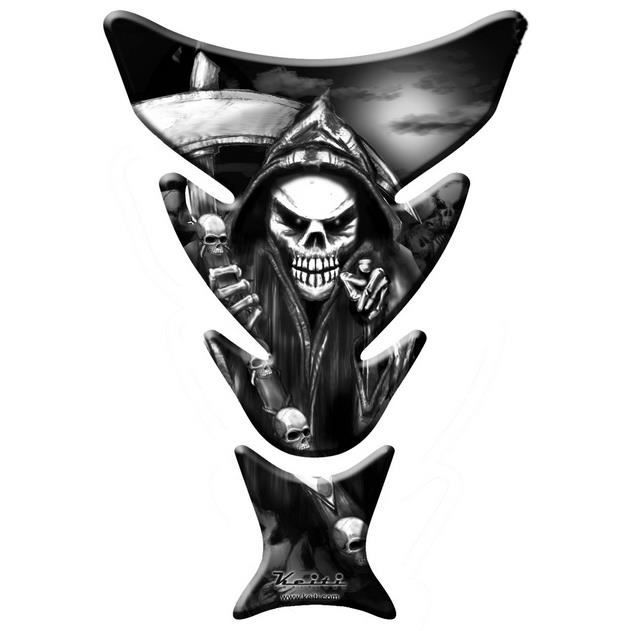 Protège réservoir moto 3D Faucheuse KT7300 Keiti® résine inaltérable