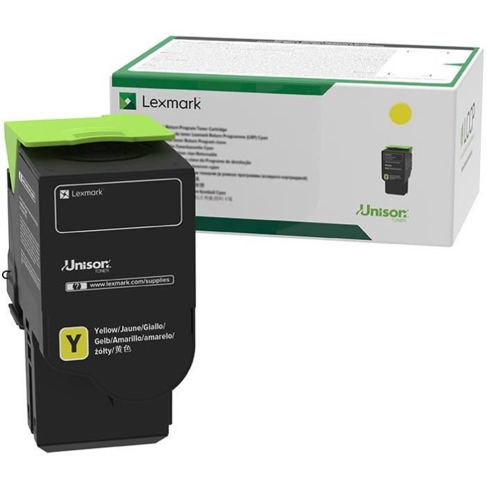 Lexmark C242XY0 Cartouche de toner jaune extra longue durée, programme de retour