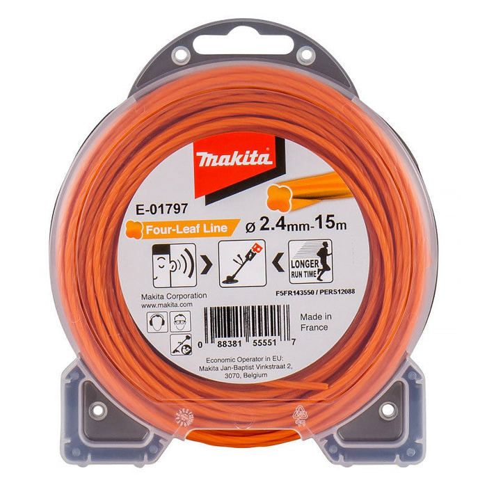 Fil nylon Trèfle torsadé MAKITA 2 7 mm x 180 E 01840 - vue 8