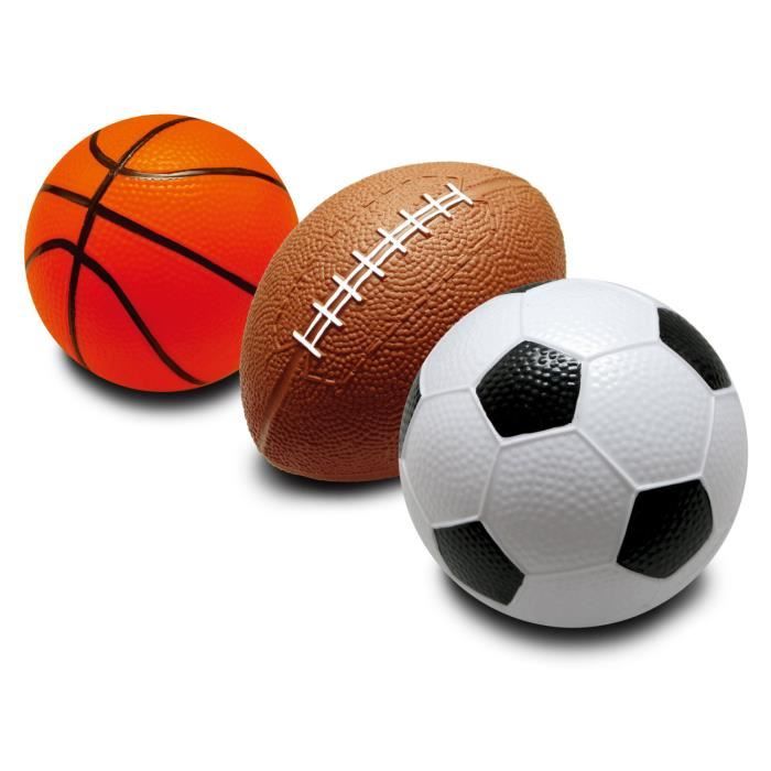 Volley et Bouée Lot de 2 Kits de Gonflage Ballons Foot Rugby Basket 