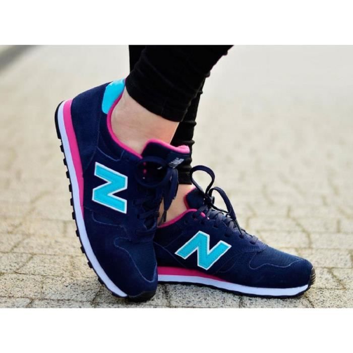 basket new balance femme fushia