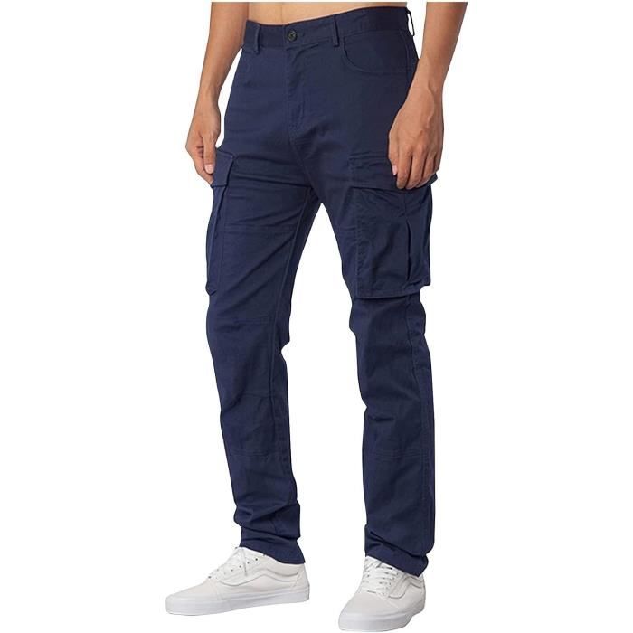 Pantalon homme decontracté clearance