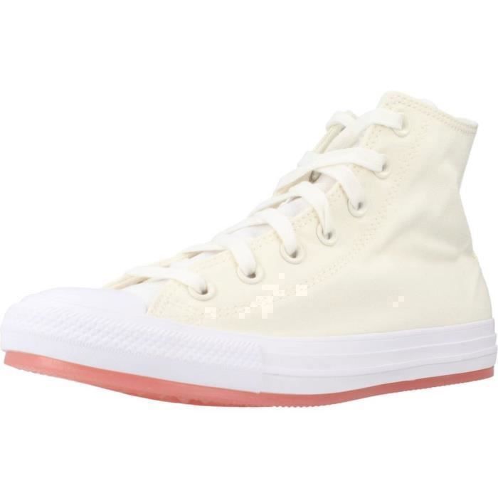 Converse Chaussure Converse Modèle Chuck Taylor All Star Hi - Coleur Beige