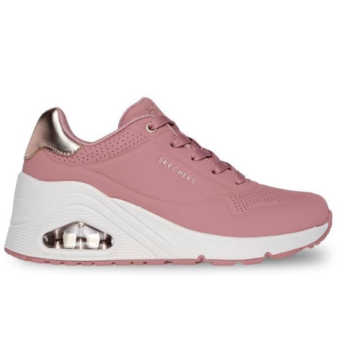 Skechers Skechers Uno Wedge - HI Steps Chaussures pour Femme Rose 177520-ROS