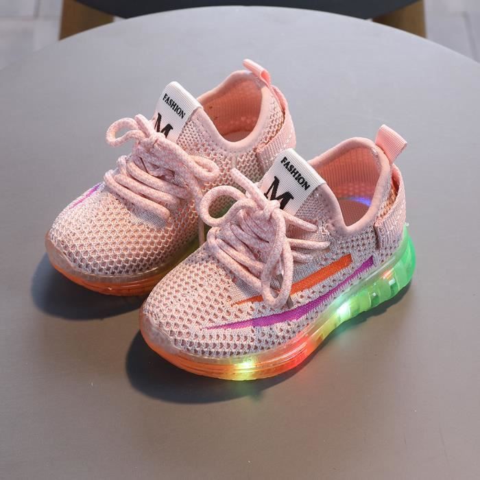 Chaussure Enfant Basket Qui Clignote GarÃ§on Baskets Lumineuses