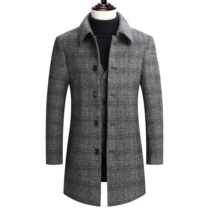 Manteau homme laine pas cher new arrivals