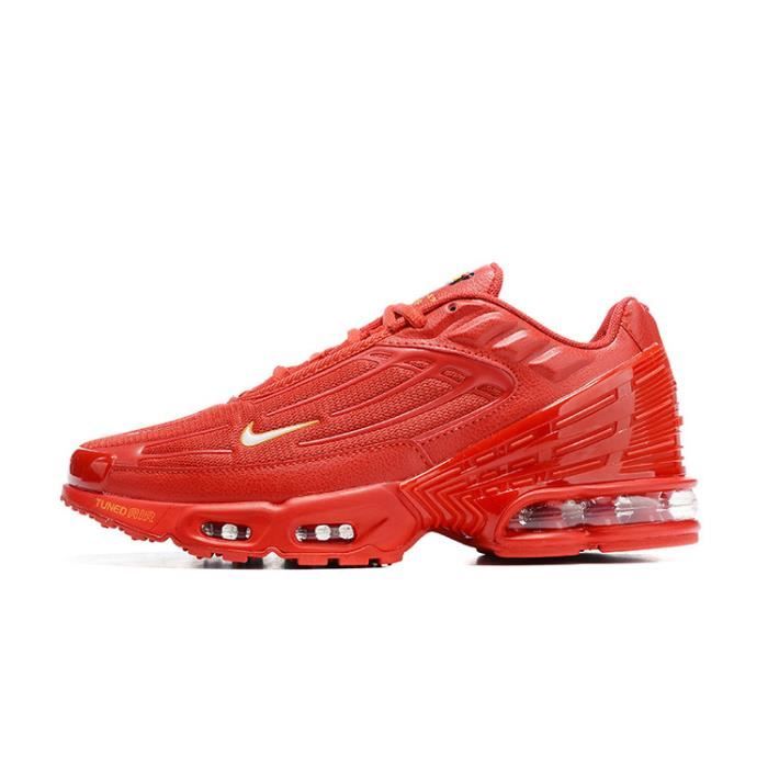 Baskets Nike Air Max TXT Plus TN 3 Homme Chaussures Entrainement Rouge Rouge Cdiscount Chaussures
