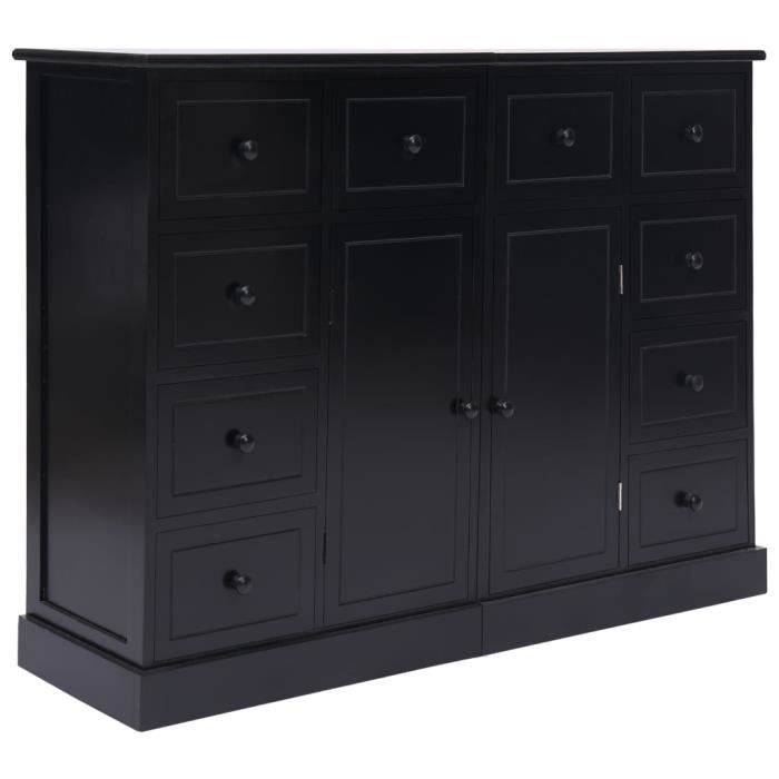 Armoire Buffet Palazzo INT Style Maison De Campagne Shabby - Blanc, 2 Portes, 5 Tiroirs - Neuf