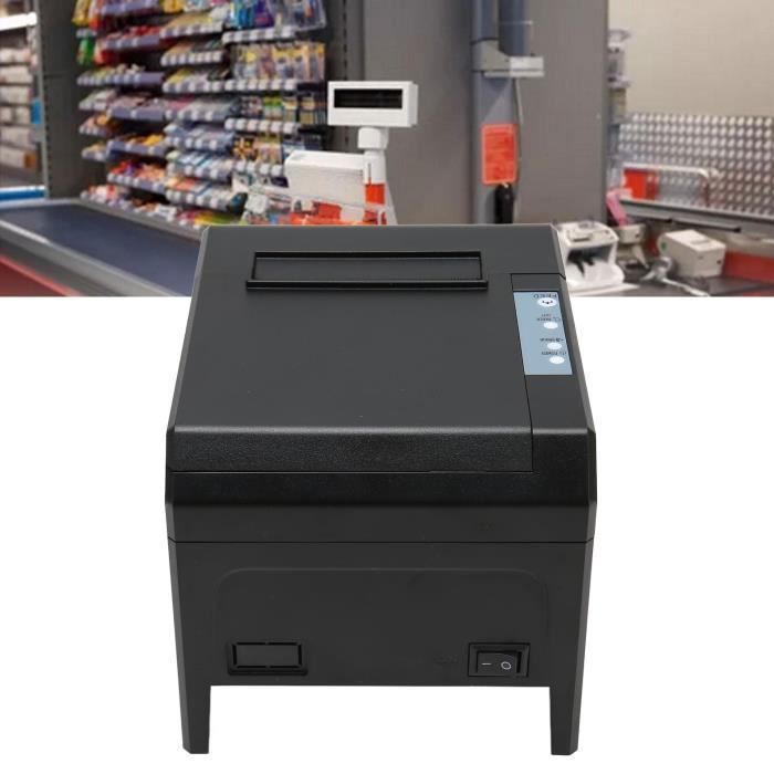 Imprimante de reçus POS 58 mm Imprimante thermique 4G Impression thermique Écran HD 8.1.0 pour restaurant, centres commerciaux, cafés, etc. (Prise US