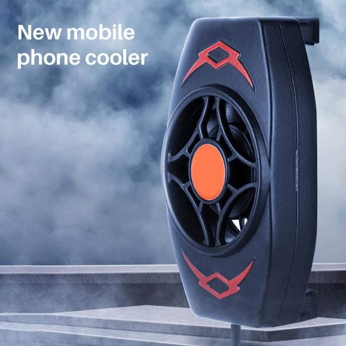 Support Téléphone + Ventilateur De Refroidissement + Lumière LED 360° – Pliant USB Pour Bureau, Voyage, Gaming, Vidéo