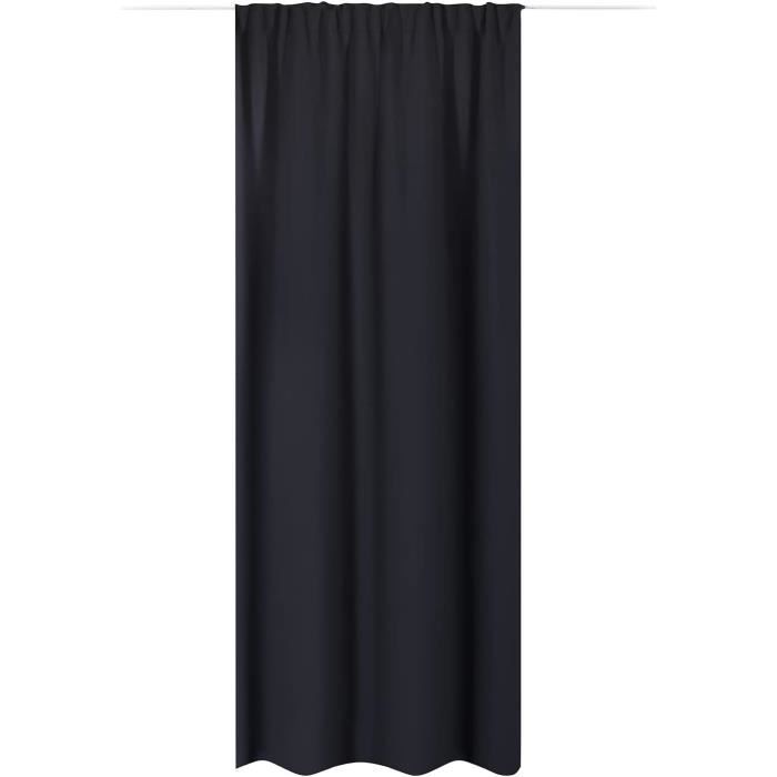 Rideau Occultant Lot De 1 150 X 240 Cm 100% Polyester, Isolant Anti Uv, Intérieurs Decoration Rideaux Doux Design Moderne à Oeillets, Plusieurs Tailles Pour Chambre Maison, Brun