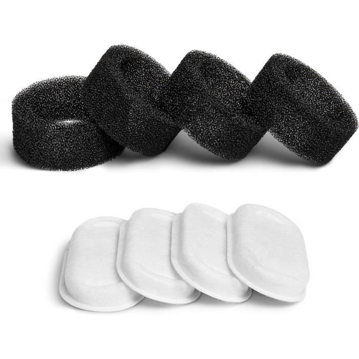 6 Filtres + 6 éponges De Remplacement Pour Fontaine à Eau Chat FEELNEEDY FN-W22 2.8L