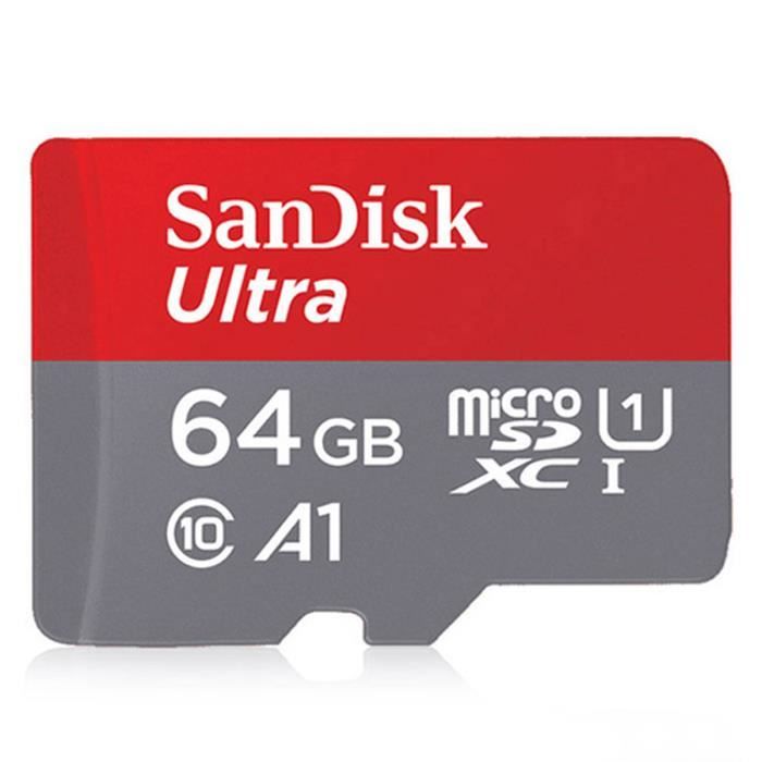 Sandisk ultra micro SDHC UHS I carte 100mb U1 A1 pour samsung huawei xiaomi android mobile numérique - vue 2