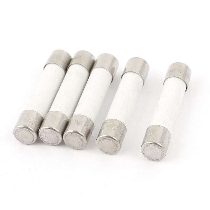10/ x 2,5/ A 20/ mm en c/éramique fusible /à fusion lente