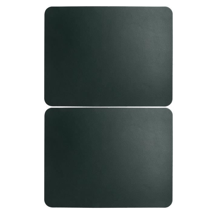 Tapis De Souris Bureau En Cuir Imperméable - 80x60 Cm Crème, Antidérapant, Facile à Nettoyer - 6