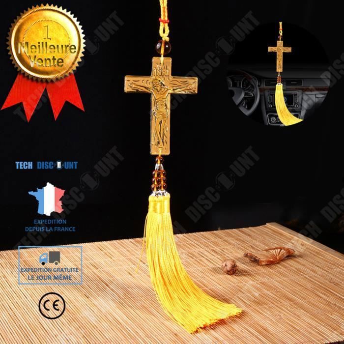 Lot De 20 Pendentifs Croix En Bois Vintage Noir - Collier Religieux Pour Homme Ou Décoration Voiture