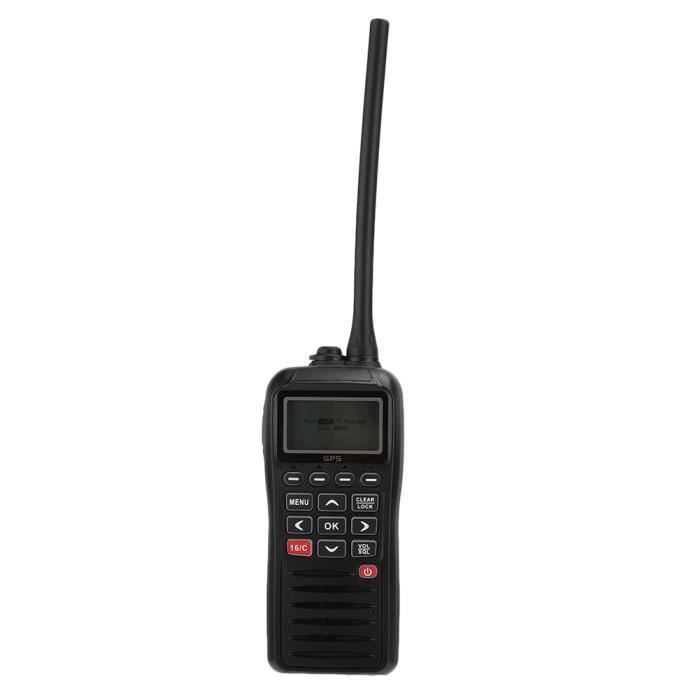TMISHION Radio combiné Radio de combiné portatif marin VHF flottant IPX7 système de