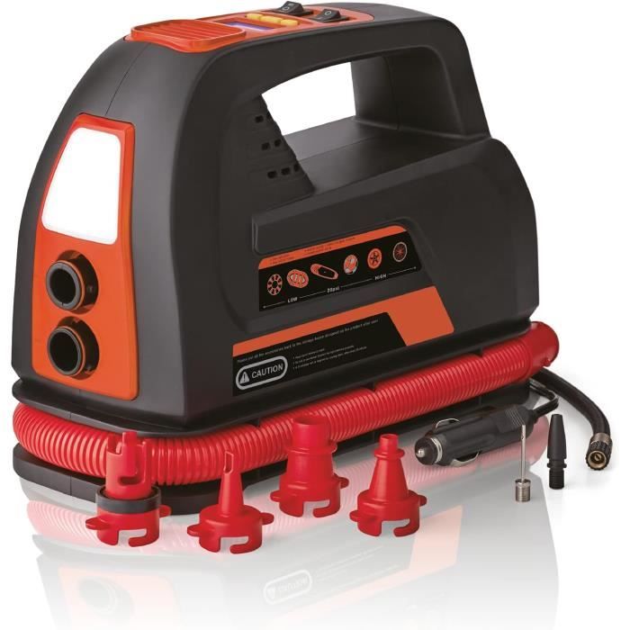 Pompe électrique Gonflage Paddle, Bouées, Pneus - Modèle Y5V1, 12V/220V, Neuve Sous Boîte