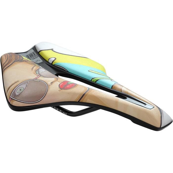 Selle Gel Amortissante Selle SMP 4BIKE VT30C Gel Noir - Confort Ergonomique Vélo Selle Vélo Noir