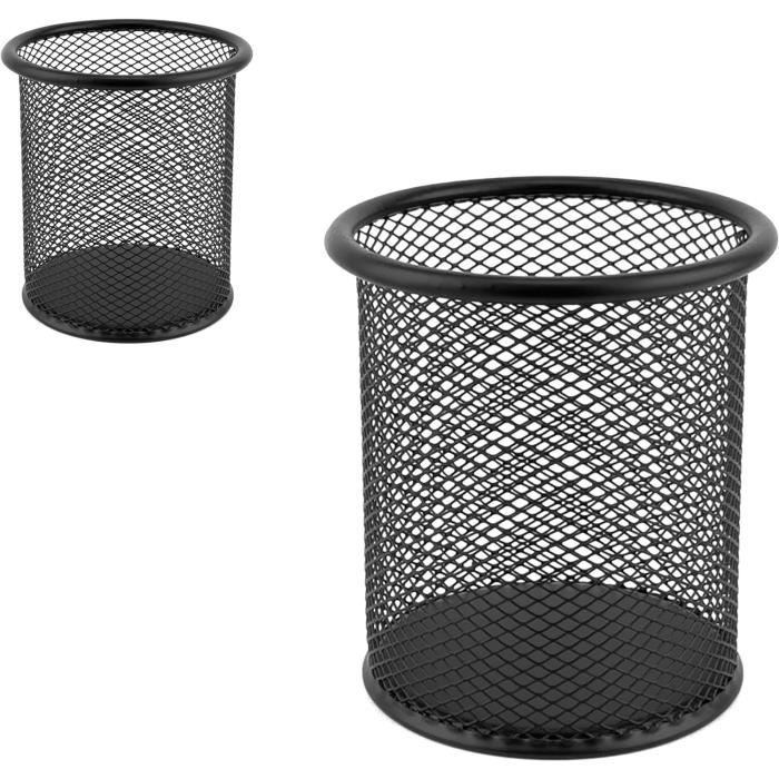 Lot De 2 Carafe À Crayons En Métal | Porte-Stylo Rond En Métal ...