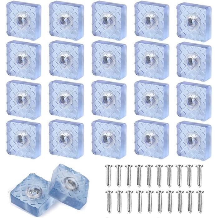 Patins Antidérapants - GIGICIAL - Lot De 8 - Caoutchouc - Protection