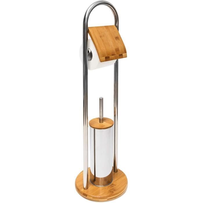 Porte Papier Avec Brosse Wc