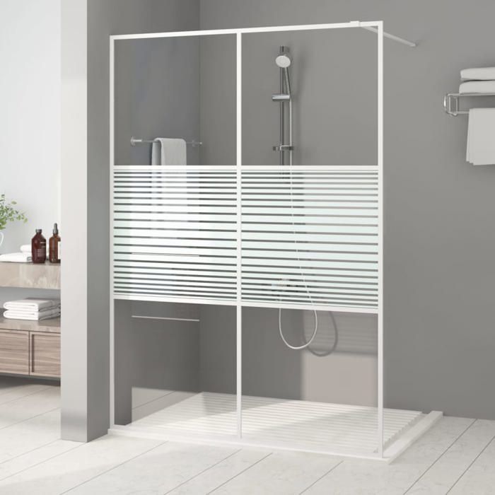 vidaXL Paroi de douche 140x195 cm Verre ESG - vue 3