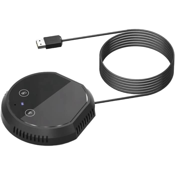 Microphone USB De Conférence WEDAWIN – Omnidirectionnel à 360°, Captation 3-5 M, Pour PC, Mac, Téléphone (avec Adaptateur) - 7