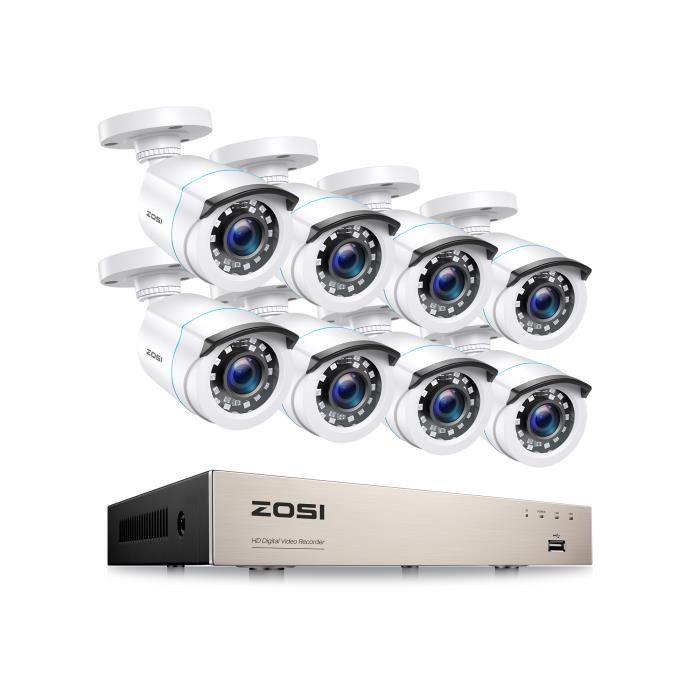 ZOSI Sistea de cáara de seguridad 3K Lite con detección de vehículos