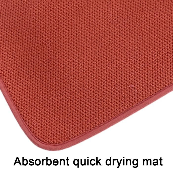 Tapis De Séchage Pour Vaisselle Motif Chats Et Poissons Dans La Rivière