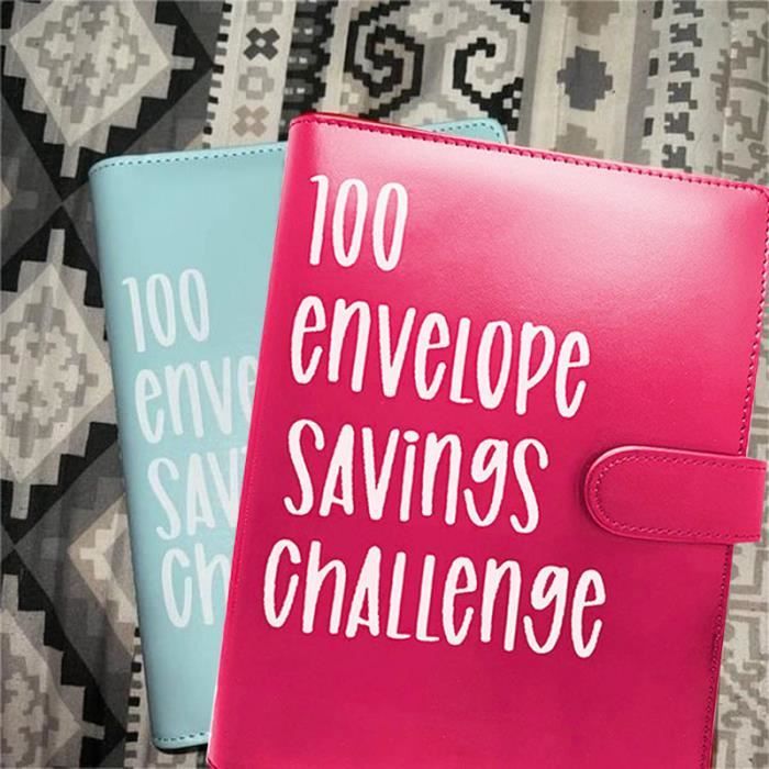 Classeur de défi d'enveloppe, moyen facile et amusant d'économiser