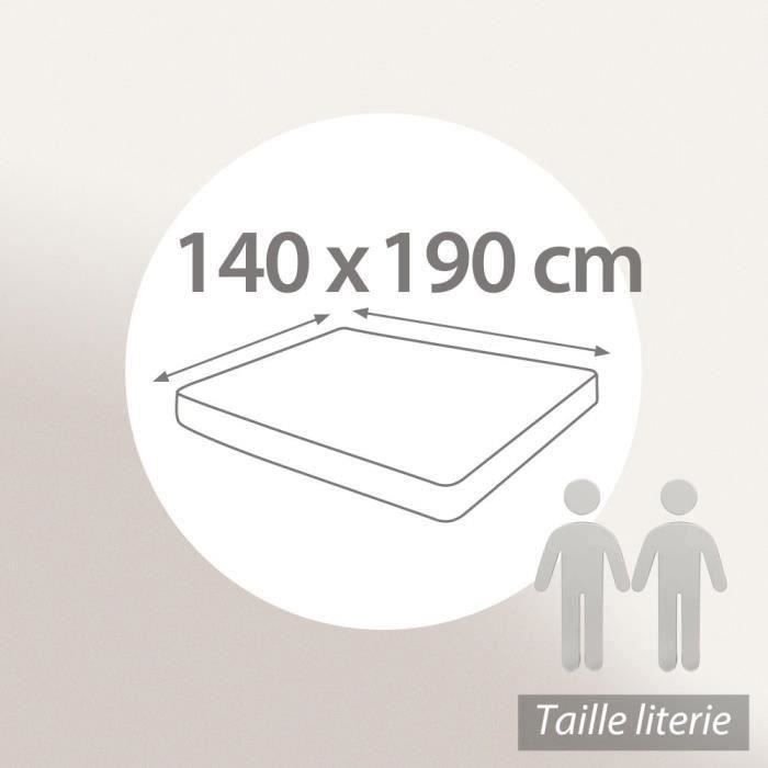 Protège matelas - Imperméable - 140 X 190 cm - 100% Coton