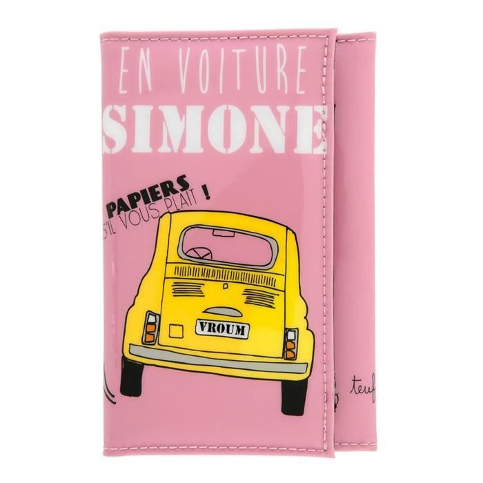 Porte cartes DOUBLE modèle En voiture Simone – Derrière la porte (DLP) -  ID'KDO