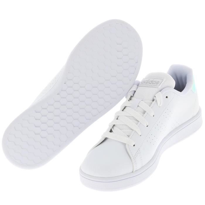 Chaussures mode ville Advantage k blanc irise Adidas Enfant