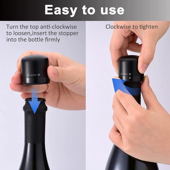 Glarks Lot de 13 bouchons de vin en silicone, 3 types réutilisables pour sceller les bouteilles de bière, bouchon de bouteille de bière, bouchon de bouteille de bière, économiseur de vin pour