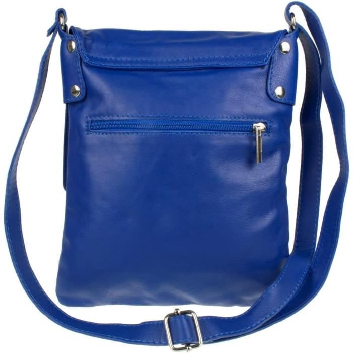 Sac Bandoulière Femme En Cuir Italien Véritable | Cuir Souple, Détachable, Petit Modèle