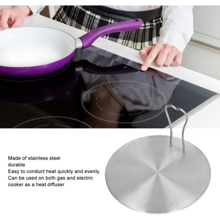 Disque D'interface à Induction,Diffuseur de Chaleur en Acier Inoxydable