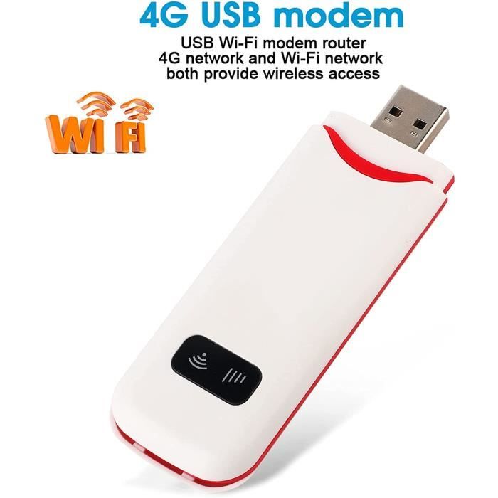 Usb Modem Mini MODEM-ROUTEUR Modem USB,Modem Wi-Fi à Vitesse Rapide 3G - 4G Mini WiFi ...